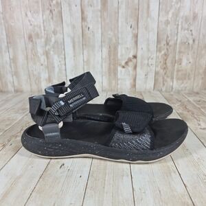 Merrell Women's Sandal Sport Adjustable‎ Strap Lightweight Black Size 7